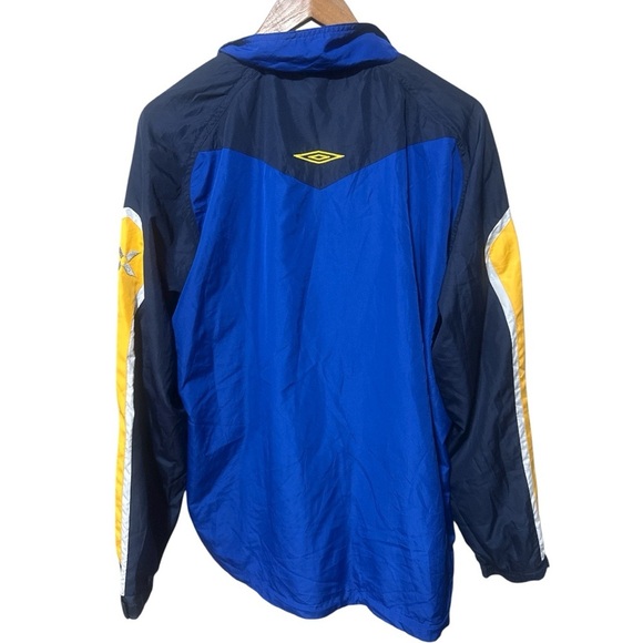 EUC - Vintage 2004/2006 Umbro Blue and Yellow Swedish Sports Jacket - Size M - Picture 2 of 4